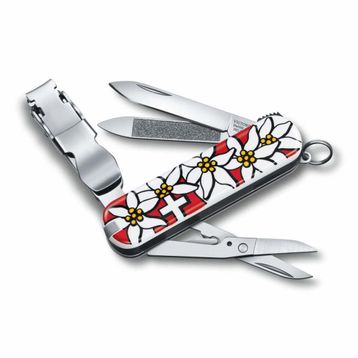 Victorinox Nail Clip 580 0.6463.840 Edelweiss Desenli 8 Fonksiyonlu Çok Amaçlı Çakı