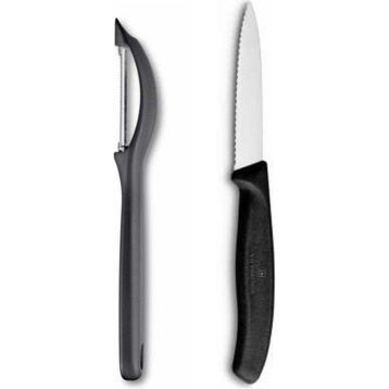 Victorinox Siyah 2'li Soyacak Seti