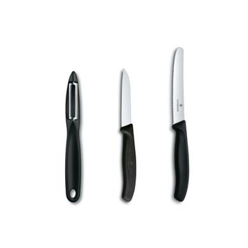 Victorinox Siyah Yan Soyacak