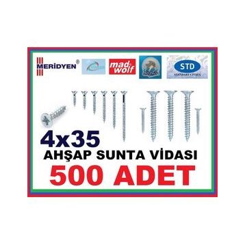 Vida 4x35 500 Adet Sunta Vidası