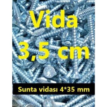 Vida 4x35 500 Adet Sunta Vidası