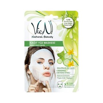 Vien 25 gr Salatalık Kağıt Yüz Maskesi