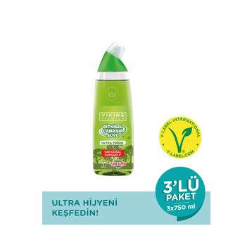 Viking Premium 750 ml Amber Çamaşır Suyu (3 adet)