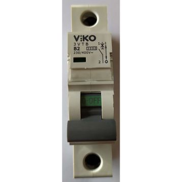 Viko 1x2 Amper 4VTB-1B02 W Otomat B Tipi 4.5ka Sigorta