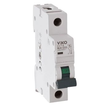 Viko 1x20 Amper 4VTB-1B20 W Otomat B Tipi 4.5ka Sigorta