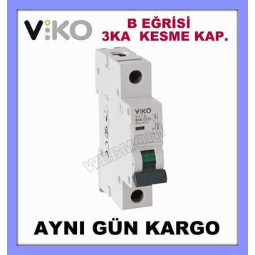 Viko 3VTB-1B25 1x25A B 3kA Otomatik Sigorta