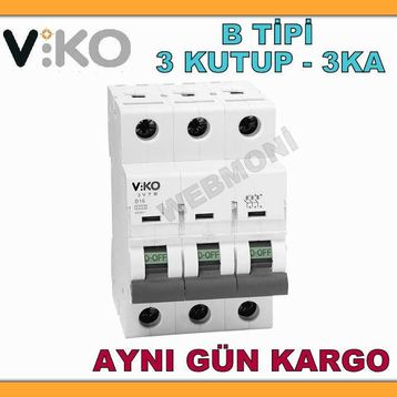 Viko 3VTB 3B40 40 Amper Otomatik Sigorta