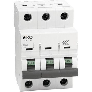 Viko 3VTB-3C10 C Tipi 3 x10 Amper 3KA Otomatik Sigorta