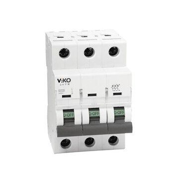 Viko 3VTB-3C10 C Tipi 3 x10 Amper 3KA Otomatik Sigorta