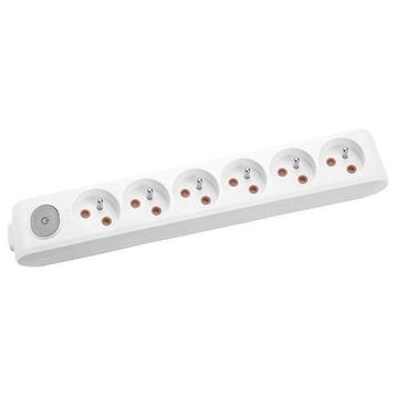 Viko 90119600 Multi-Let Anahtarlı Topraklı Beyaz Çocuk Korumalı Altılı UPS Priz