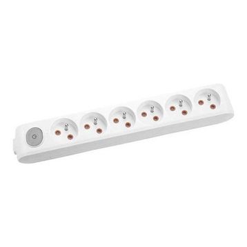 Viko 90119600 Multi-Let Anahtarlı Topraklı Beyaz Çocuk Korumalı Altılı UPS Priz