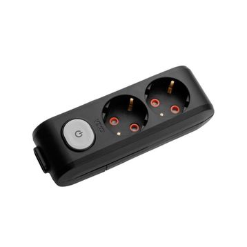 Viko 90137200 Multi-Led Anahtarlı Topraklı Klemensli Çocuk Korumalı İkili Grup Priz