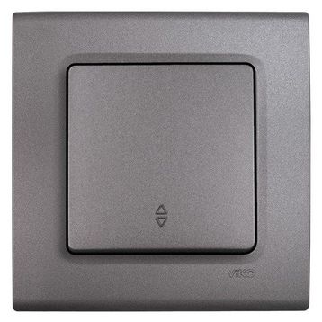 Viko 90442004 Linnera Life Granit Grisi Çerçeveli Vavien Anahtar