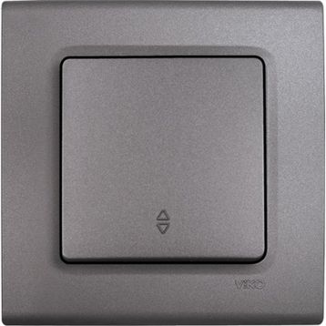 Viko 90442004 Linnera Life Granit Grisi Çerçeveli Vavien Anahtar
