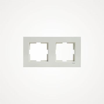 Viko 90960241 Karre İkili Beyaz Çerçeve