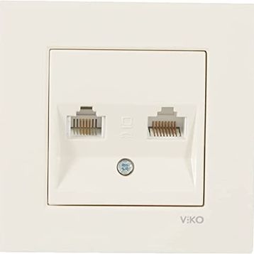 Viko 90960881 Krem Kare Priz