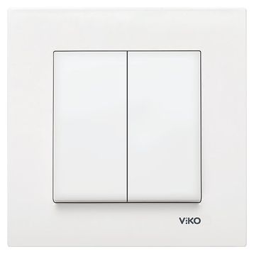 Viko 90967002-12 Karre 12'li Beyaz Çerçeve Dahil Komütatör