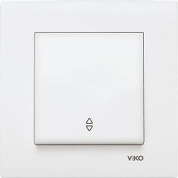 Viko 90967004 Karre Meridian Beyaz Çerçevesiz Mekanizma Vavien