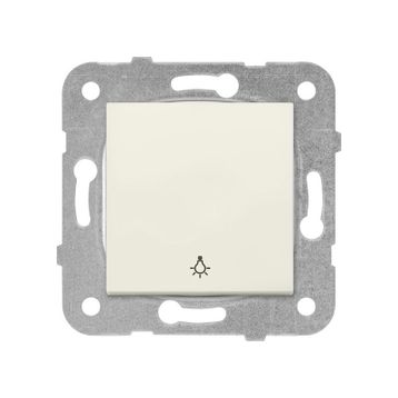Viko 90967203 Karre Meridian Çerçevesiz Krem Light Yaylı Anahtar