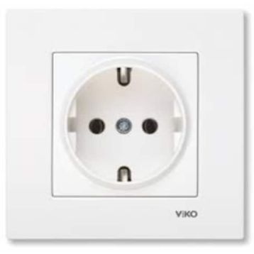 Viko 90967ZX08 Karre Topraklı Priz Sıva Altı Priz