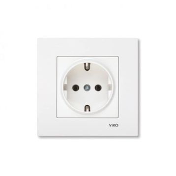 Viko 90967ZX08 Karre Topraklı Priz Sıva Altı Priz
