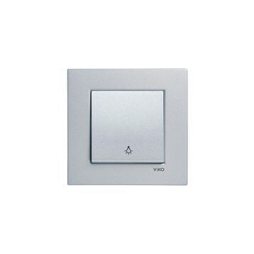 Viko 92605003 Gümüş Novella Light Anahtarı Kapağı