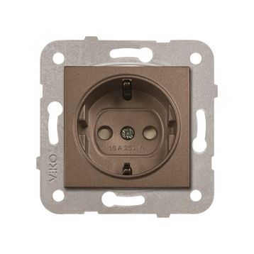 Viko 92605342 Artline Novella Antrasit Topraklı Çerçevesiz Priz