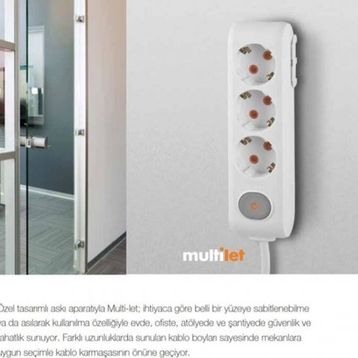 Viko B60700456 Siyah Multi-let 3'lü Priz
