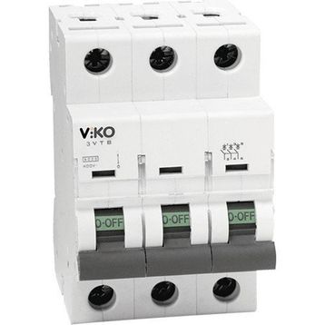 Viko By Panasonic 4VTB-3B16 3 Kutuplu C 3x16A Trifaze Otomatik Sigorta