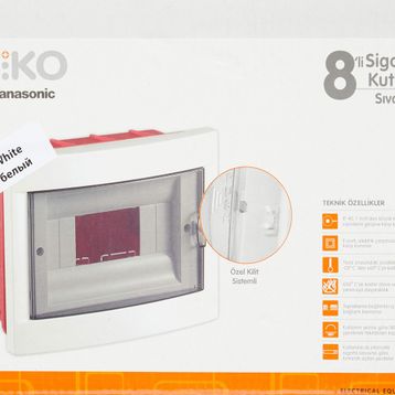 Viko Halojen Free 8'li Sıva Altı Sigorta Kutusu