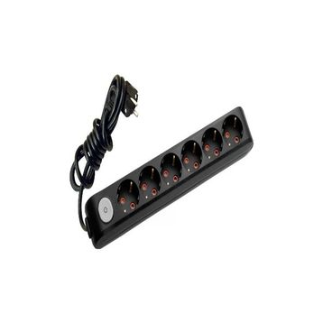 Viko HBV00000R2ZGE Siyah 2 mt 6'lı Çocuk Korumalı Grup Priz