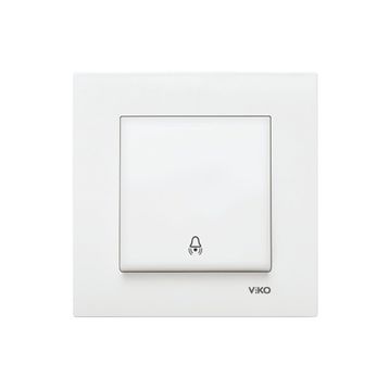 Viko Karre 90967006 Beyaz Çerçevesiz Zil Anahtarı