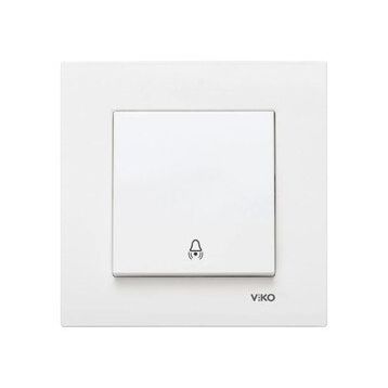 Viko Karre 90967006 Beyaz Çerçevesiz Zil Anahtarı