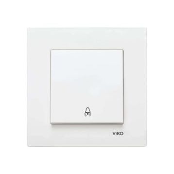 Viko Karre 90967006 Beyaz Çerçevesiz Zil Anahtarı