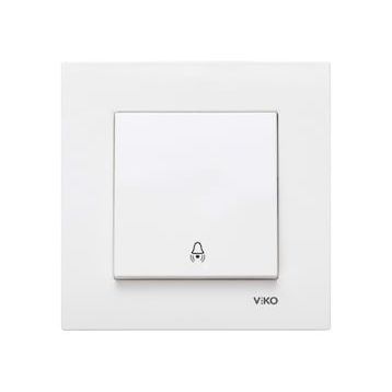 Viko Karre 90967006 Beyaz Çerçevesiz Zil Anahtarı