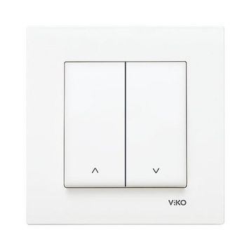 Viko Karre 90967016 Beyaz Çerçevesiz Jaluzi Kumanda Anahtarı