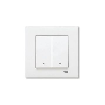 Viko Karre 90967016 Beyaz Çerçevesiz Jaluzi Kumanda Anahtarı