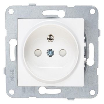 Viko Karre 90967245 Krem Çerçevesiz Ç.K. UPS Topraklı Priz