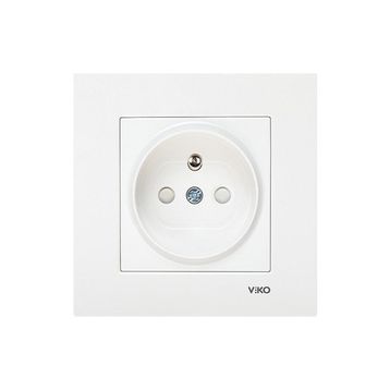 Viko Karre Beyaz UPS Çocuk Korumalı Çerçeveli Priz