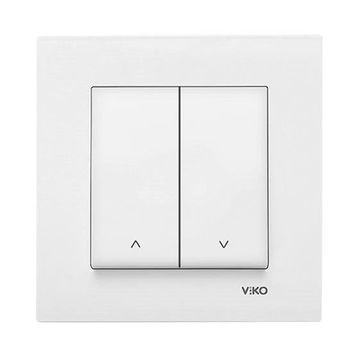 Viko Karre Meridian Beyaz Çerçevesiz Jaluzi Kumanda Anahtarı