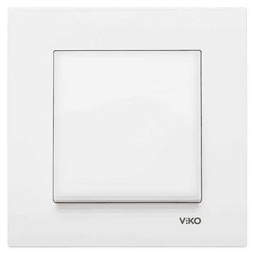Viko Karre Meridian Beyaz Müzik Yayın Anahtarı Çerçeve Hariç Mekanizma