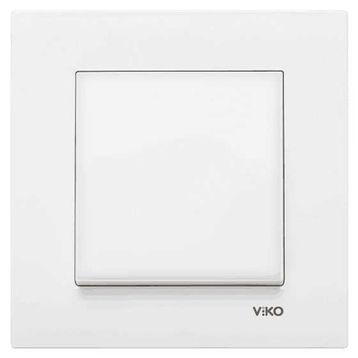 Viko Karre Meridian Beyaz Müzik Yayın Anahtarı Çerçeve Hariç Mekanizma