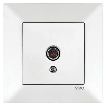 Viko Karre-Meridian Beyaz Tv Geçişli 12Db Mekanizma