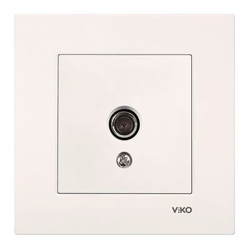 Viko Karre-Meridian Krem Tv Geçişli 8Db Mekanizma