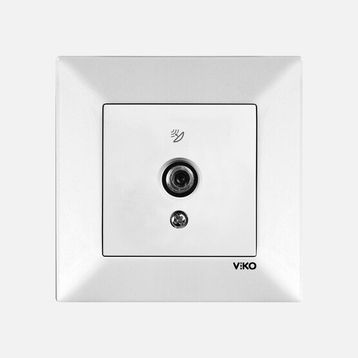 Viko Meridian Beyaz Tv Sat Sonlu Priz