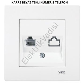 Viko Meridian Krem Tekli Nümeris Anahtar