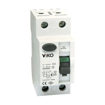 Viko Monofaze 1X40 30 Ma 230V 50-60 Hz Kaçak Akım Rolesi