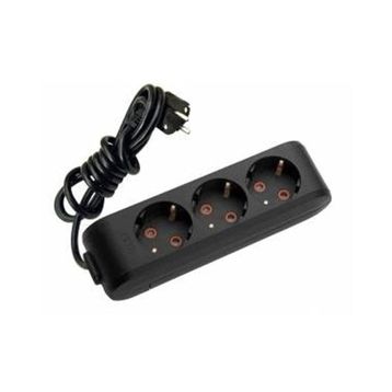 Viko Multi-Led 3 m Kablolu Siyah 3'lü Priz