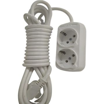 Viko Multi-Let 2'li Anahtar-Topraklı Kablo Çocuk Koruma 3 Metre Priz
