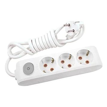 Viko Multi-Let 3'lü Anahtarlı Topraklı Çocuk Korumalı 3 Metre Priz